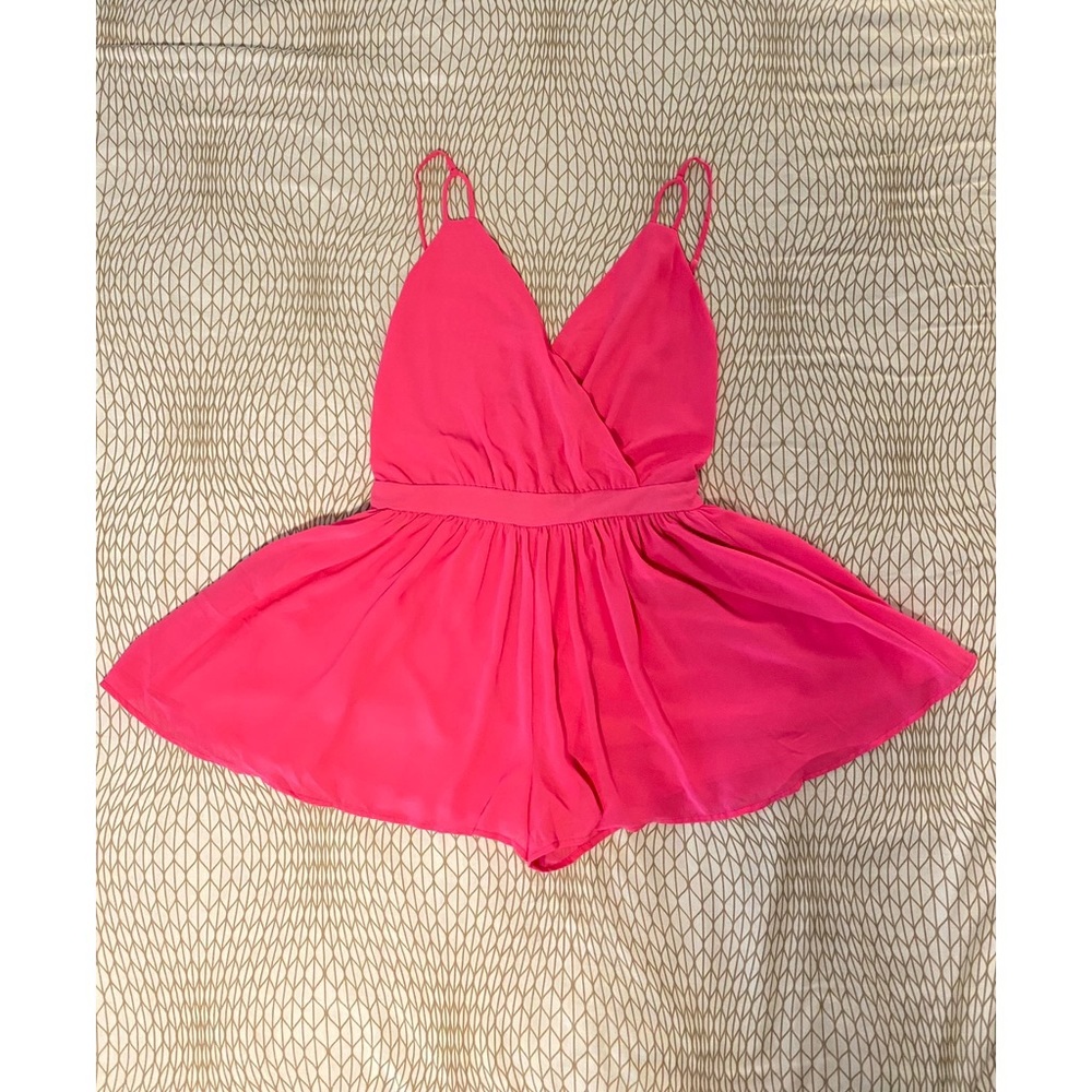 Hot Pink Romper